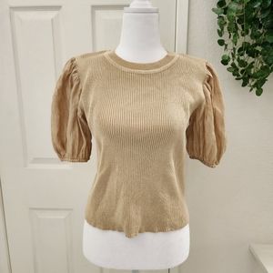 AND NOW THIS Tan Top Small